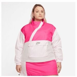 Nike Women's Vibrant Pink and White Jacket, Skirt and Tee